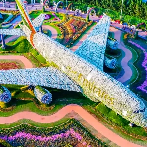 Парк Цветов “ Miracle Garden ” и Тематический Парк “ Global Village ” в Дубае с Трансфером