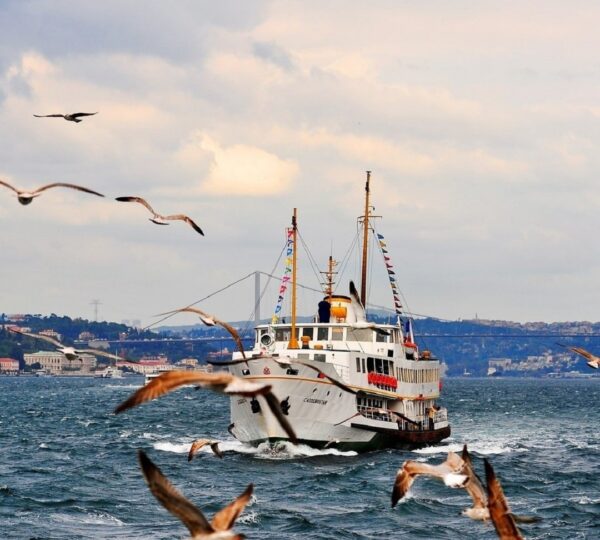 Прогулка по Босфору в Стамбуле - Панорама Босфора